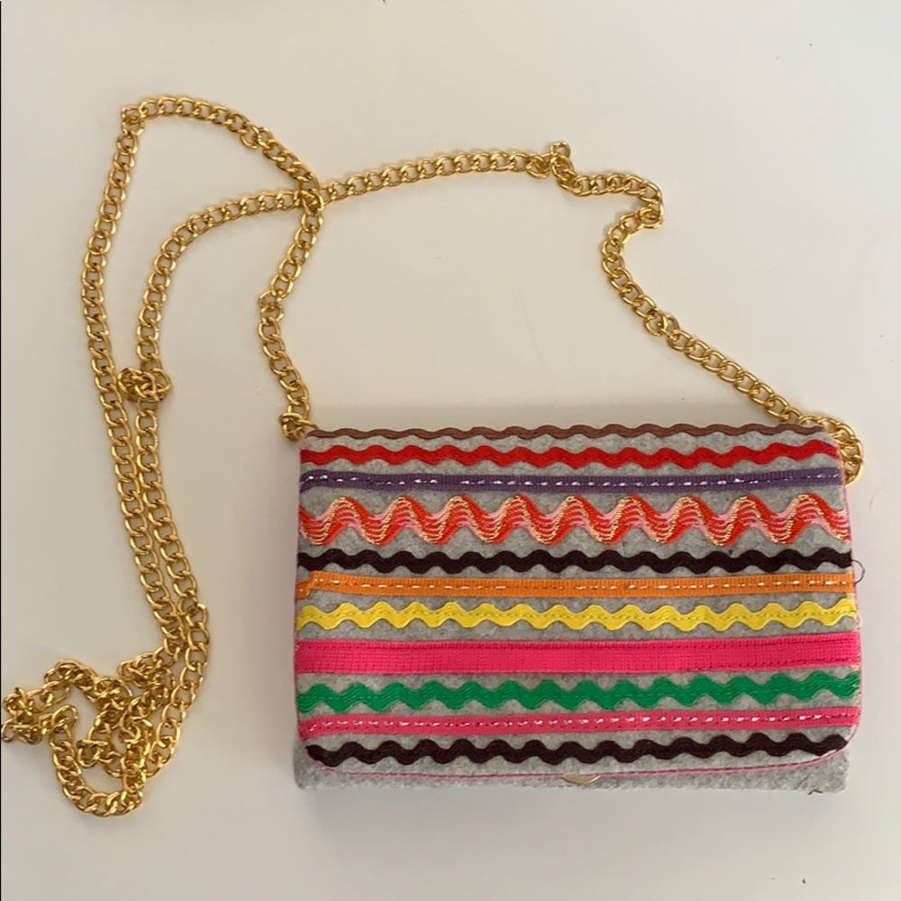 Colorful tiny purse.